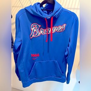 Atlanta Braves Nike Cooperstown Hooded Sweatshirt